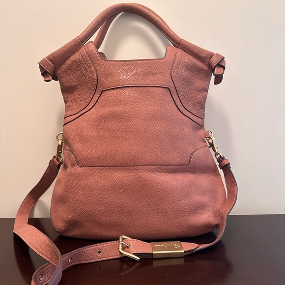 Foley + Corinna medium handle bag in dusty pink leather - Picture 3 of 4